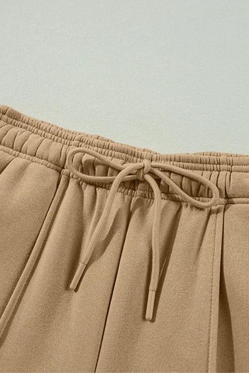 'Zoe' Drawstring Wide Leg Pants - Celes Fashion